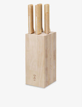 Parallèle bread knife block set of five 37 cm