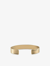 Ribbon Le 33g yellow-gold cuff bracelet