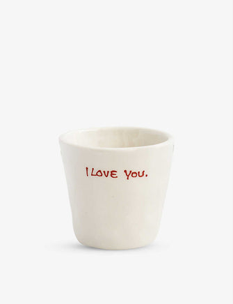 I Love You ceramic espresso cup 5.5cm