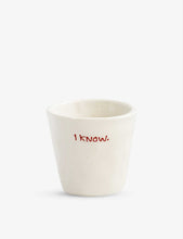 I Know ceramic espresso cup 5.5cm