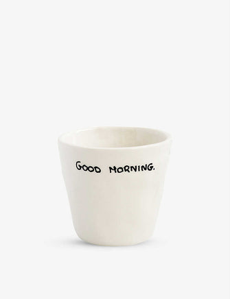 Good Morning ceramic espresso cup 5.5cm