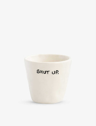 Shut Up ceramic espresso cup 5.5cm