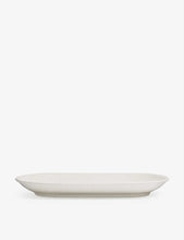 Glazed stoneware serving platter 40cm x 24cm