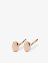 Nura Nugget mini 18ct rose gold-plated vermeil recycled sterling-silver earrings