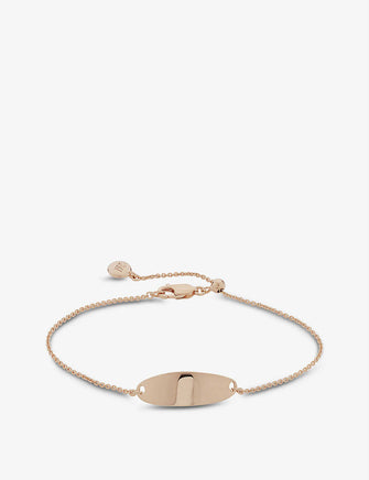 Nura 18ct rose gold-plated vermeil silver bracelet