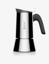 Venus Induction four cup stainless steel and plastic coffee maker