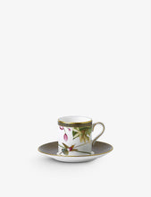 Hummingbird fine bone china coffee cup and saucer set