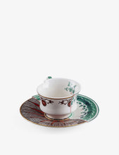 Hybrid Chucuito porcelain coffee cup and saucer