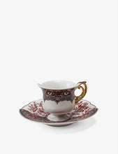 Hybrid Sagala porcelain coffee cup and saucer