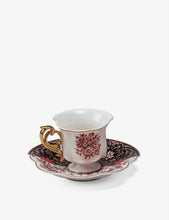 Hybrid Sagala porcelain coffee cup and saucer