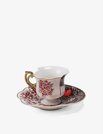 Hybrid Sagala porcelain coffee cup and saucer