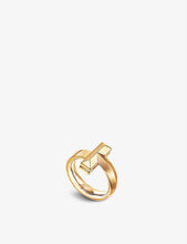 Tiffany T T1 Wide 18ct yellow-gold ring