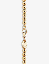 Return to Tiffany™ extra small 18ct yellow gold beaded bracelet