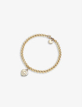 Return to Tiffany™ extra small 18ct yellow gold beaded bracelet