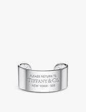 Return to Tiffany wide sterling-silver cuff