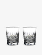 Irish Lace crystal glasses set of two