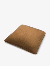 V03 mohair and wool-blend cushion cover