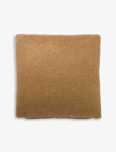 V03 mohair and wool-blend cushion cover