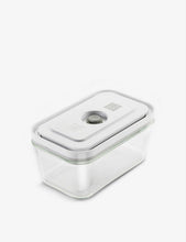 Glass rectangular food storage box 18.2cm