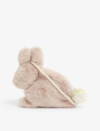 Bunny plush cross-body bag