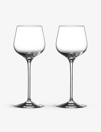 Elegance crystal dessert wine glasses set of two