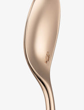 Mood Espresso rose-gold plated spoons in rose gold-plated egg set of six