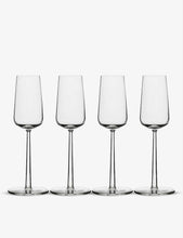 Essence glass champagne flute set of four