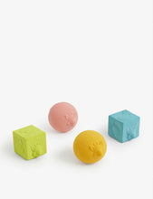 So Pure Cubes and Balls natural rubber toy