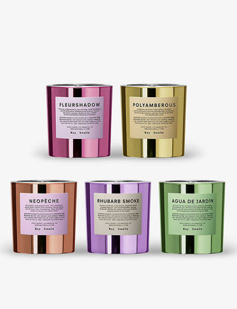 Hypernature quintet scented candles set of five 425g