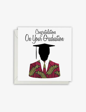 Mr Graduate greetings card 15cm x 15cm