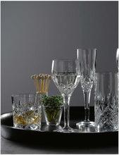 Highclere crystal sherry glasses set of four