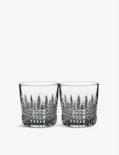 Lismore Diamond tumbler glasses set of two