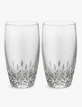 Lismore Essence crystal highball glasses set of two