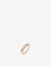 Joséphine Ronde d'Aigrettes 18ct rose-gold and 0.53ct brilliant-cut diamond ring