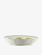 Fre Gar Fleur flat porcelain bowl 23.5cm