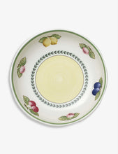 Fre Gar Fleur flat porcelain bowl 23.5cm