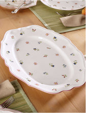 Petite Fleur porcelain oval platter 44cm