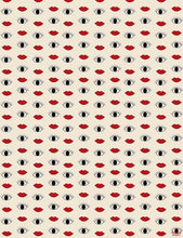 Eyes And Lips wrapping paper 50cm x 70cm set of five