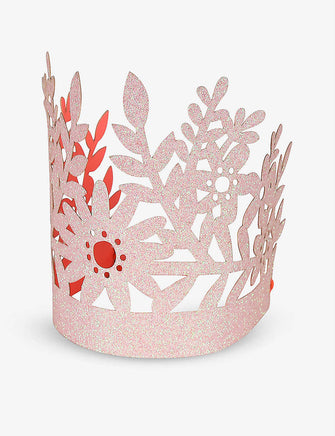 Fairy glittery paper crowns pack of eight