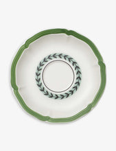 French Garden Green Line porcelain saucer 17cm