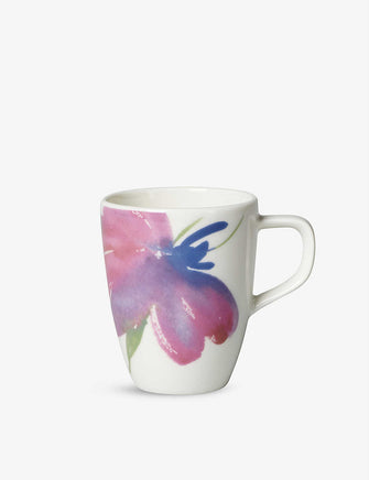 Artesano Flower Art printed porcelain espresso cup 100ml