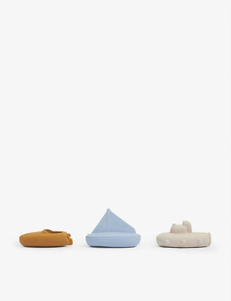 Troels boat-shaped rubber bath toys set of three