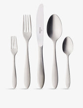 Arthur brushed stainless-steel cutlery set of 30