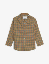 Owen checked cotton shirt 6 months – 8 years