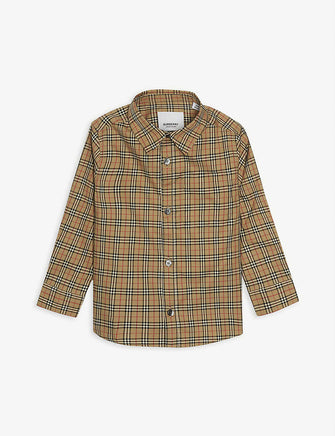 Owen checked cotton shirt 6 months – 8 years