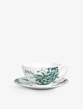 Jasper Conran fine bone china teacup and saucer 230ml