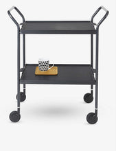 Two-tier aluminium trolley 65cm x 53.5cm