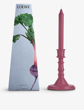 Beetroot scented wax candleholder 330g