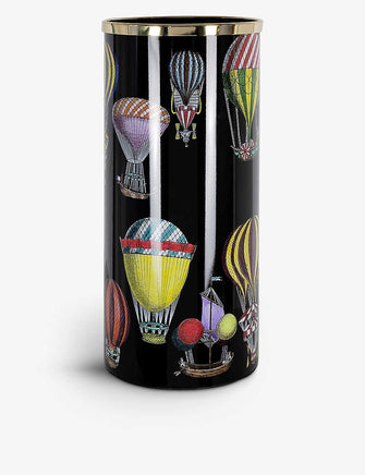 Palloni painted iron, plastic and brass umbrella stand 57cm