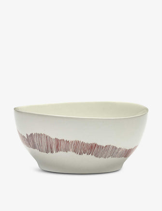 Yotam Ottolenghi FEAST striped stoneware bowl 16cm